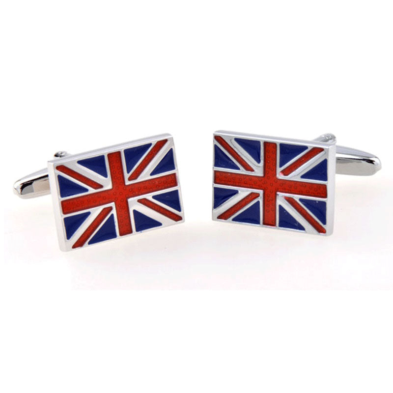 National Flag Music Enamel Dropping Glue Cufflinks
