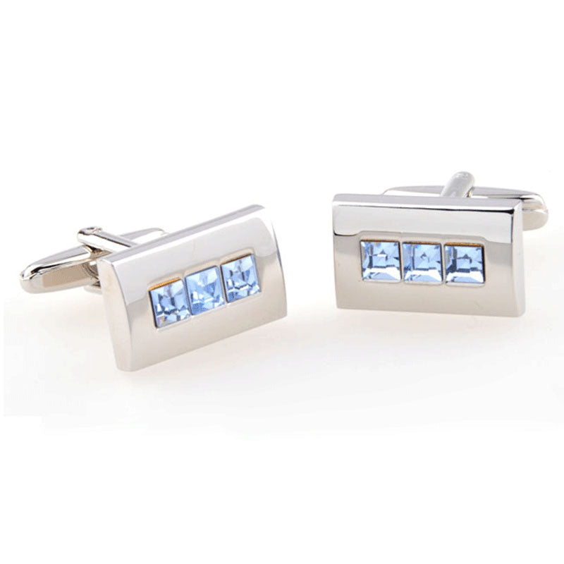 Crystal Zircon Cufflinks