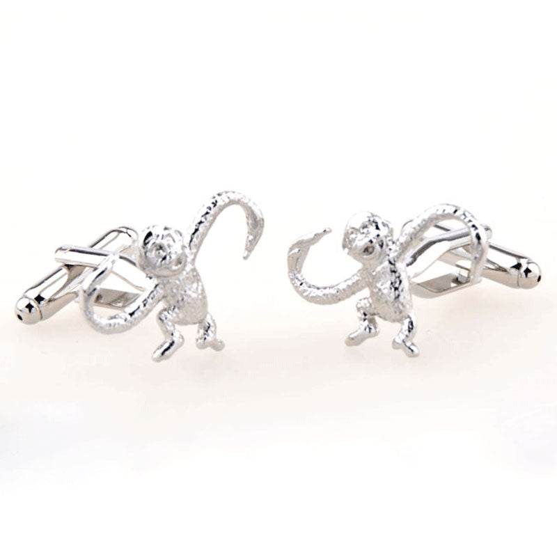 Animals Plants Plain Colour Metal Cufflinks