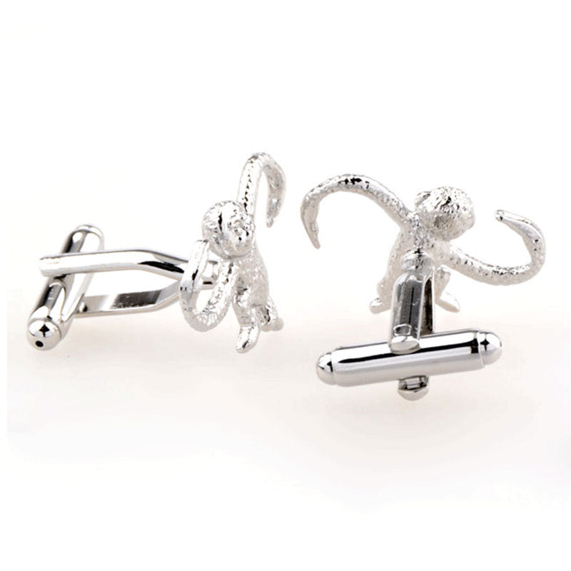 Animals Plants Plain Colour Metal Cufflinks