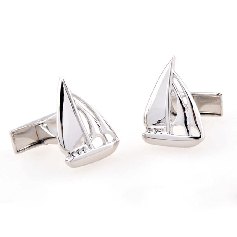 Car Logo Traffic Plain Colour Metal Cufflinks