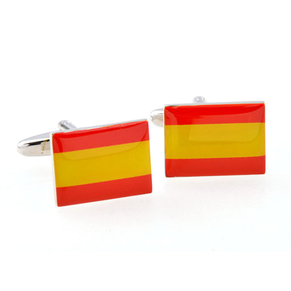 National Flag Music Enamel Dropping Glue Cufflinks