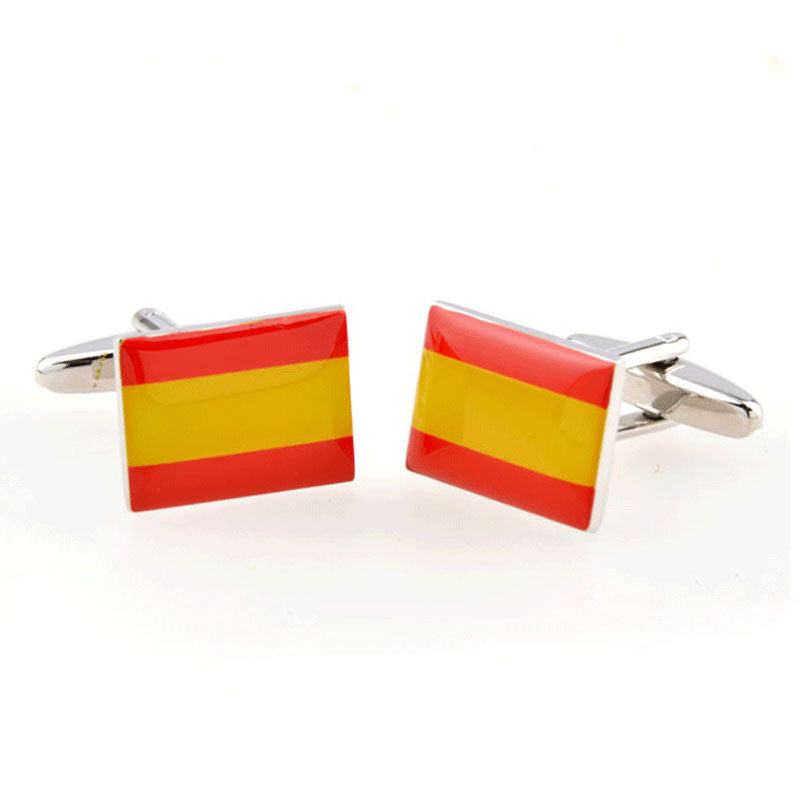 National Flag Music Enamel Dropping Glue Cufflinks
