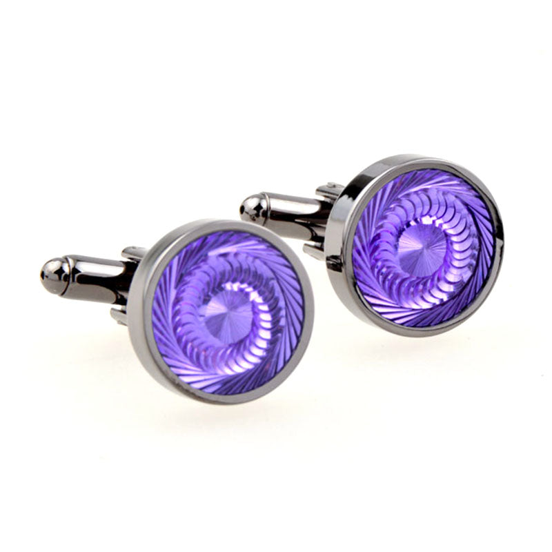 Enamel Dropping Glue Cufflinks