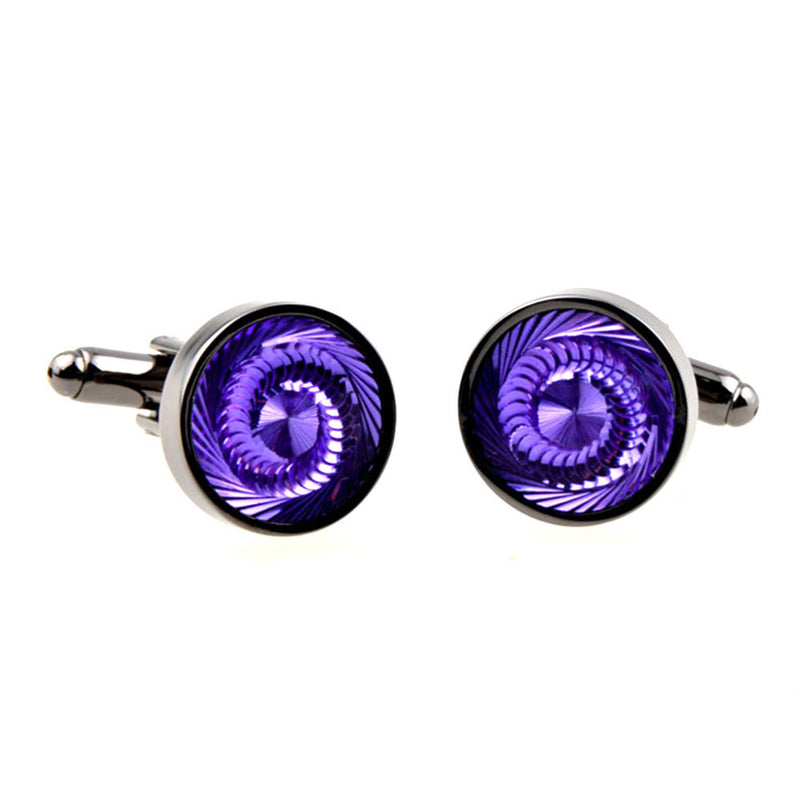 Enamel Dropping Glue Cufflinks