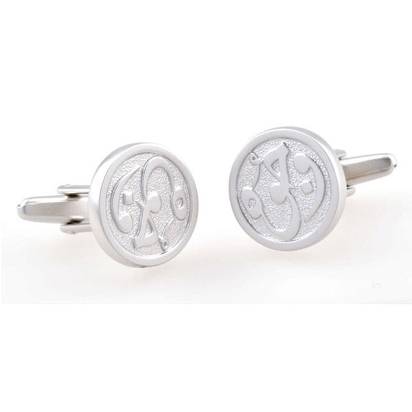 Plain Colour Metal Cufflinks