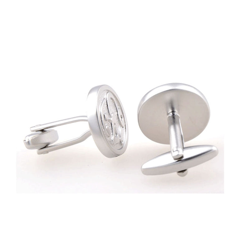 Plain Colour Metal Cufflinks