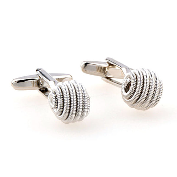 Plain Colour Metal Cufflinks
