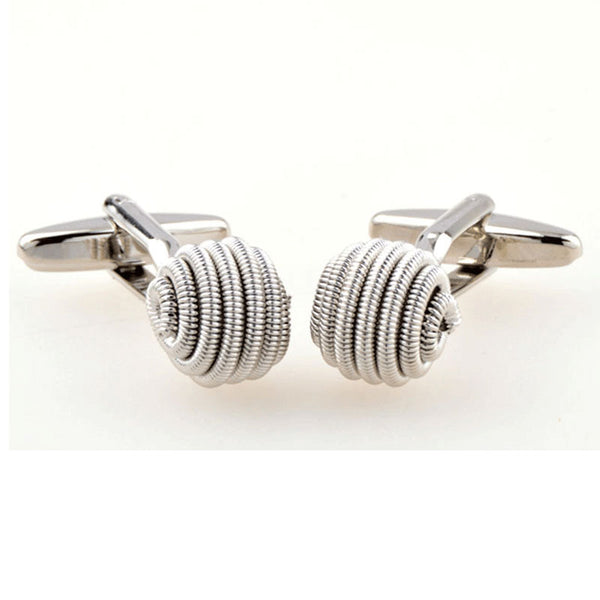 Plain Colour Metal Cufflinks
