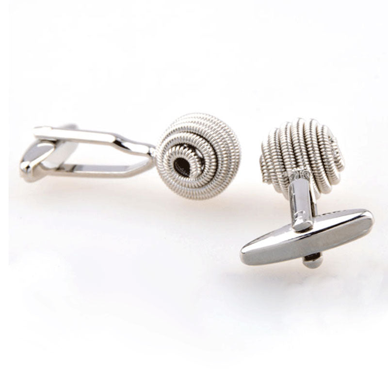 Plain Colour Metal Cufflinks