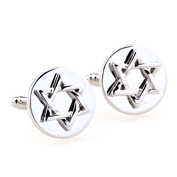 Plain Colour Metal Cufflinks
