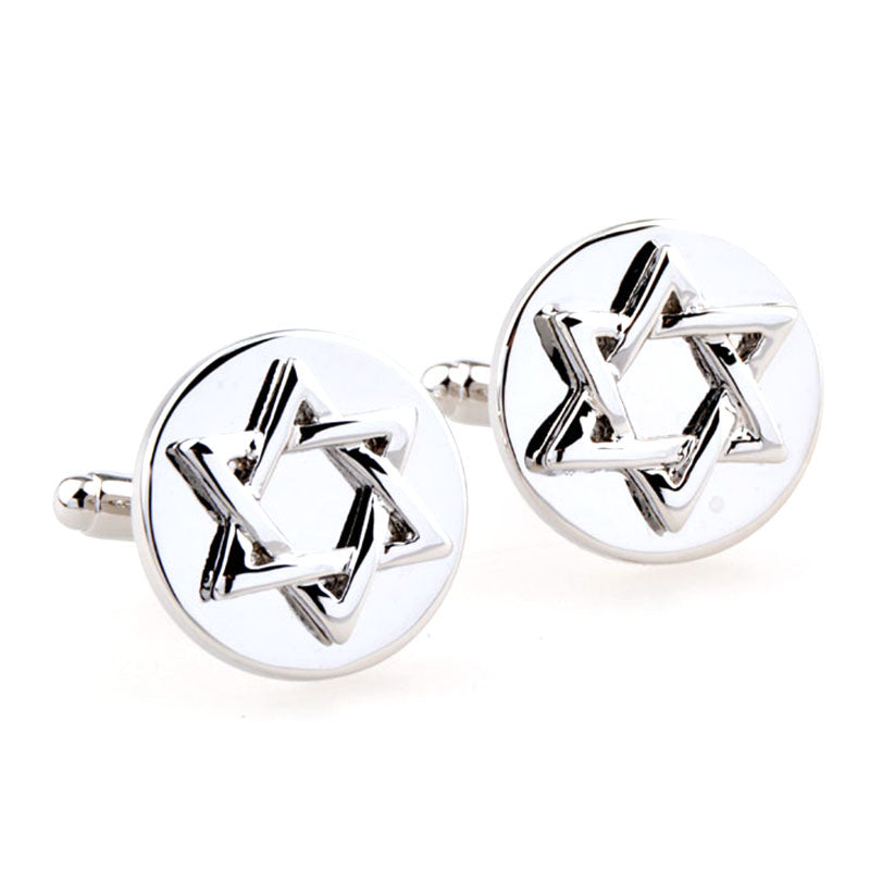 Plain Colour Metal Cufflinks