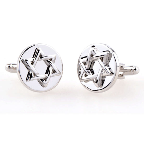 Plain Colour Metal Cufflinks