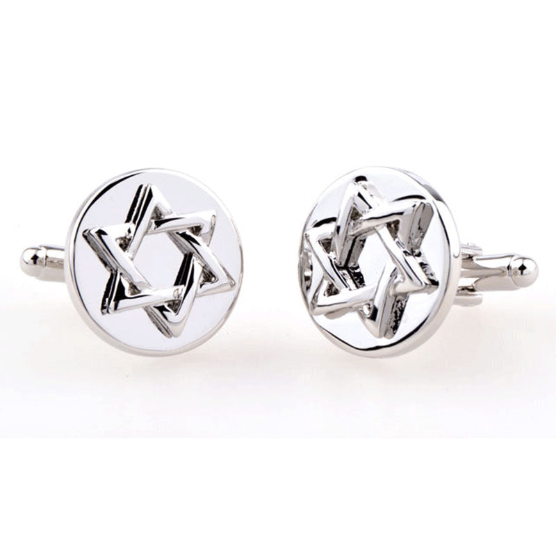 Plain Colour Metal Cufflinks