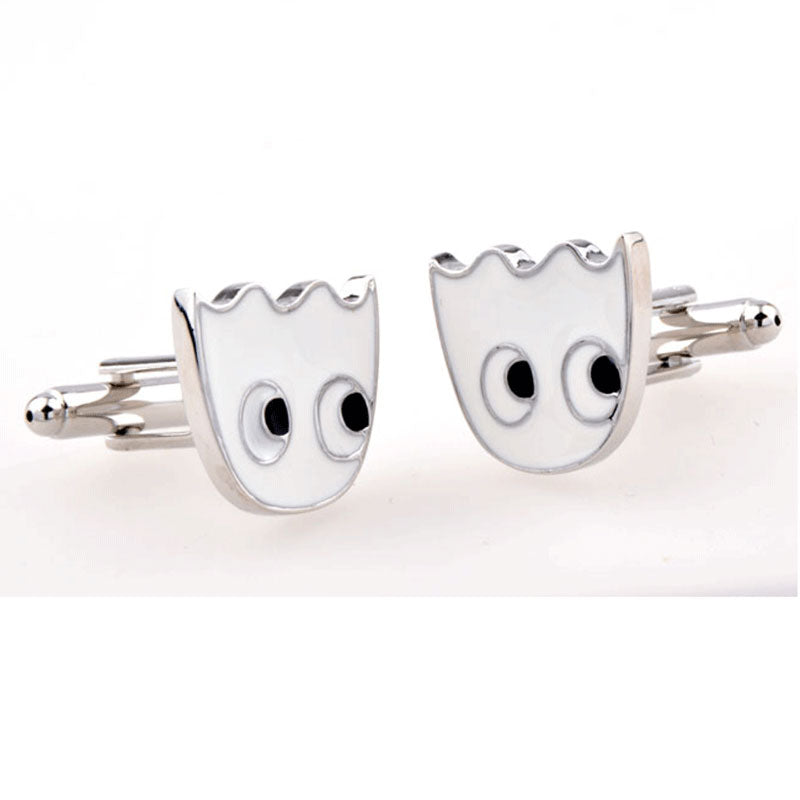 Cartoon Anime Enamel Dropping Glue Cufflinks