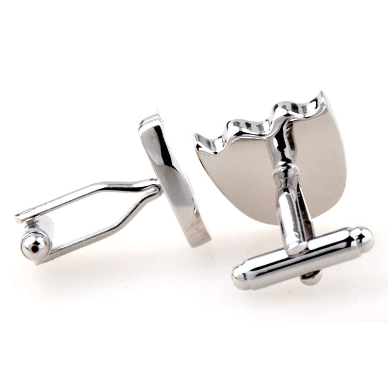 Cartoon Anime Enamel Dropping Glue Cufflinks