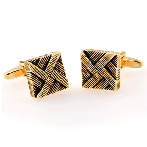 Grease Baking Paint Cufflinks