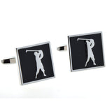 Sports Technology Enamel Dropping Glue Cufflinks