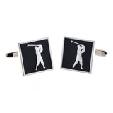 Sports Technology Enamel Dropping Glue Cufflinks