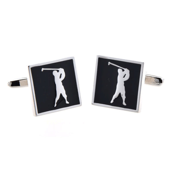 Sports Technology Enamel Dropping Glue Cufflinks