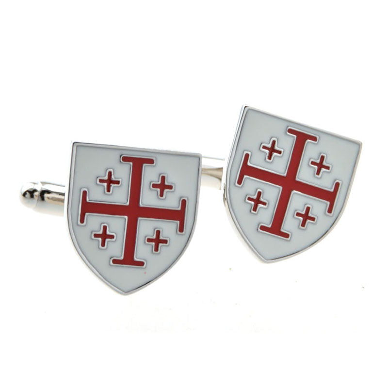 Enamel Dropping Glue Cufflinks