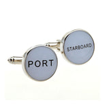 Enamel Dropping Glue Cufflinks