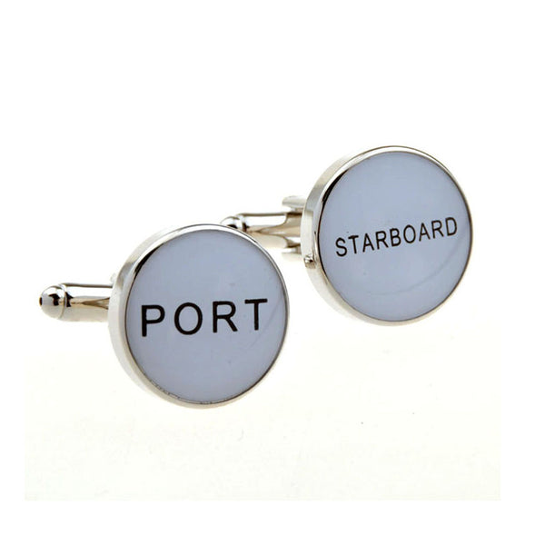 Enamel Dropping Glue Cufflinks