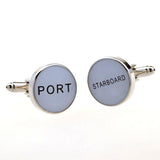 Enamel Dropping Glue Cufflinks
