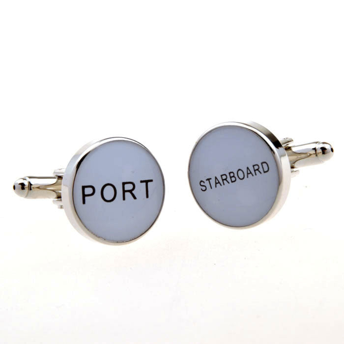 Enamel Dropping Glue Cufflinks