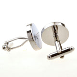 Enamel Dropping Glue Cufflinks