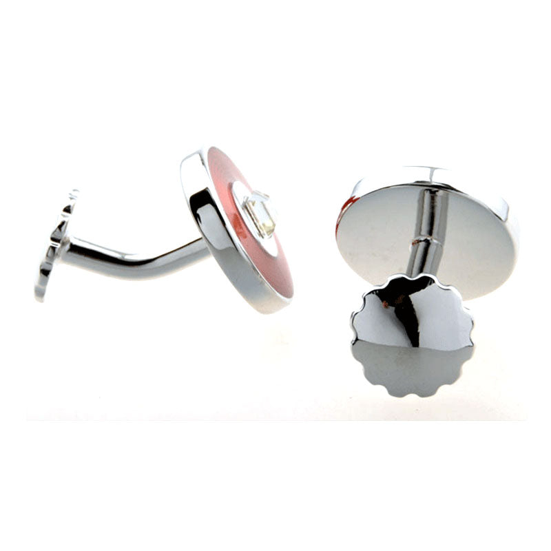 Crystal Zircon Cufflinks