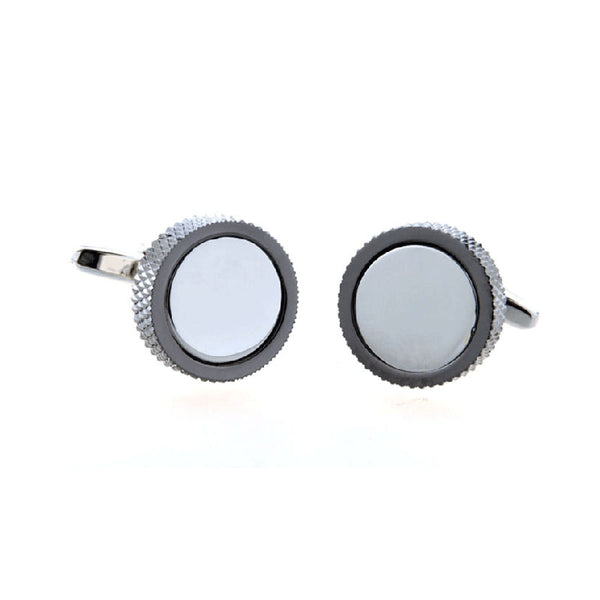 Plain Colour Metal Cufflinks