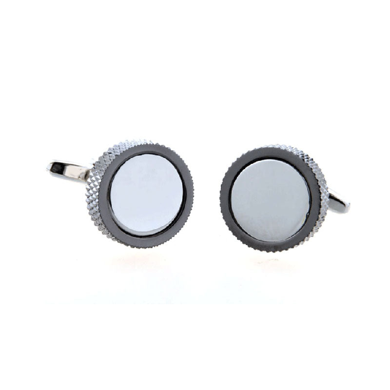 Plain Colour Metal Cufflinks