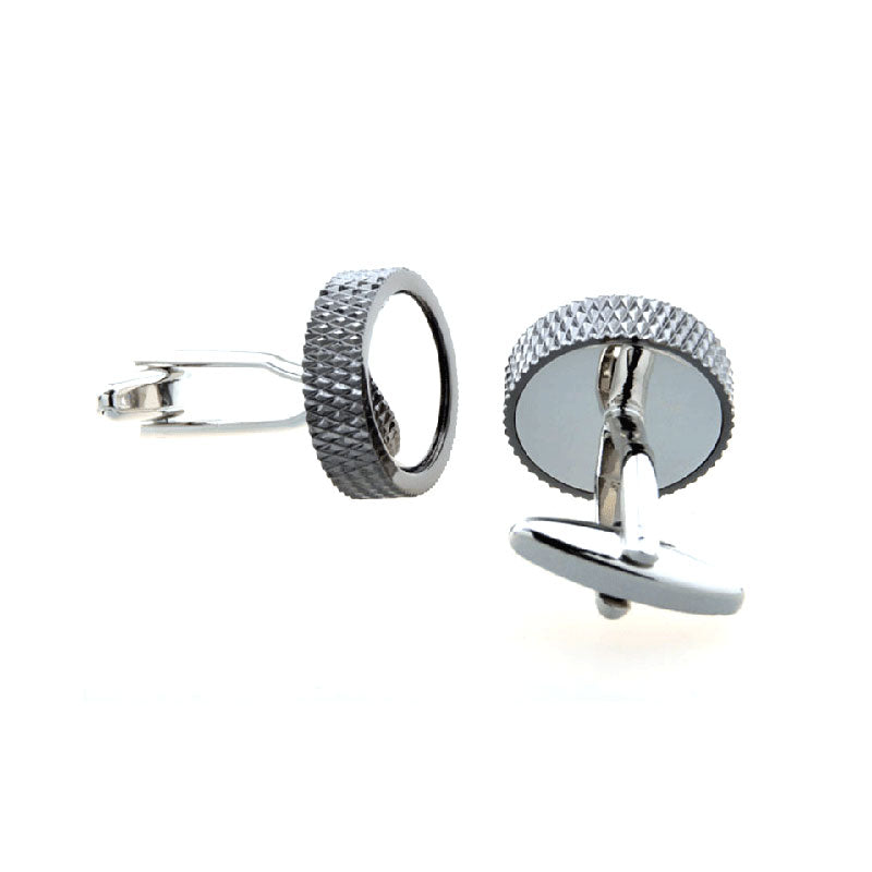 Plain Colour Metal Cufflinks