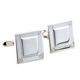 Plain Colour Metal Cufflinks