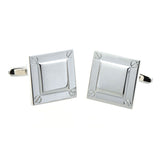 Plain Colour Metal Cufflinks