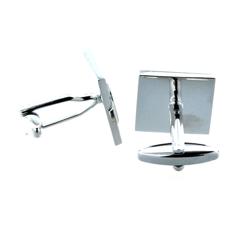 Plain Colour Metal Cufflinks