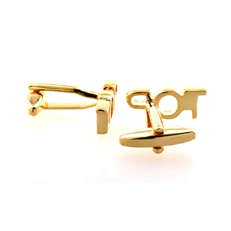 Plain Colour Metal Cufflinks