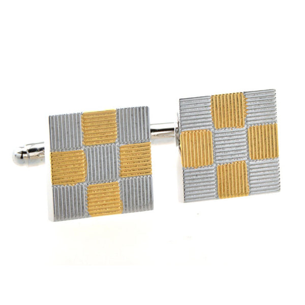 Plain Colour Metal Cufflinks