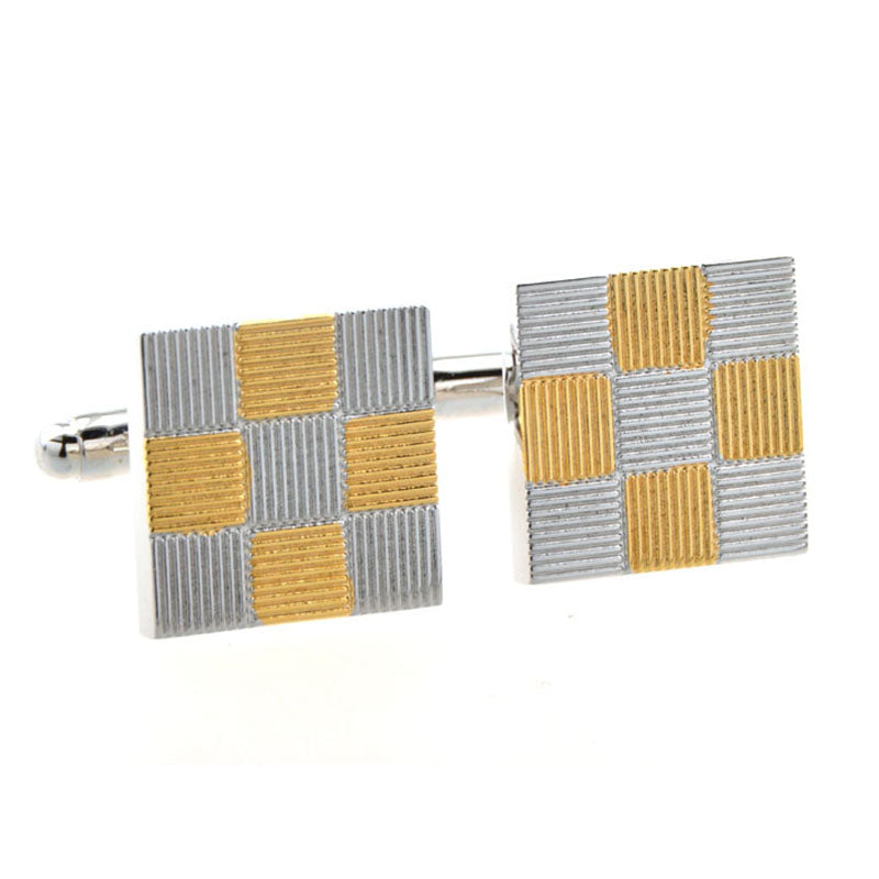 Plain Colour Metal Cufflinks