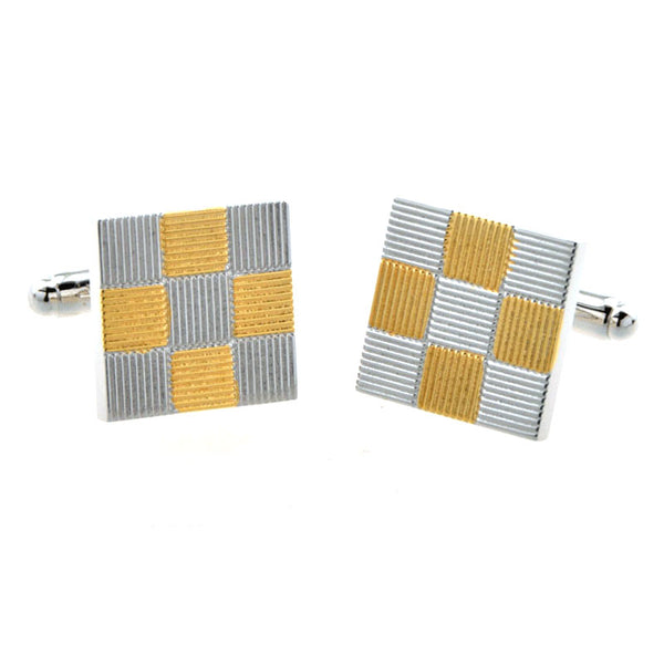 Plain Colour Metal Cufflinks