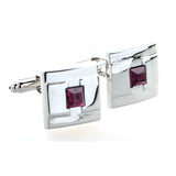 Crystal Zircon Cufflinks