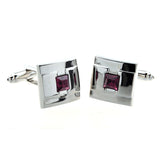 Crystal Zircon Cufflinks