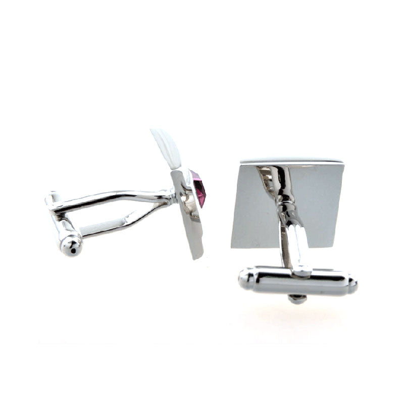 Crystal Zircon Cufflinks