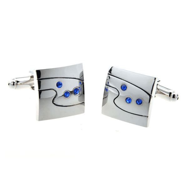 Crystal Zircon Cufflinks