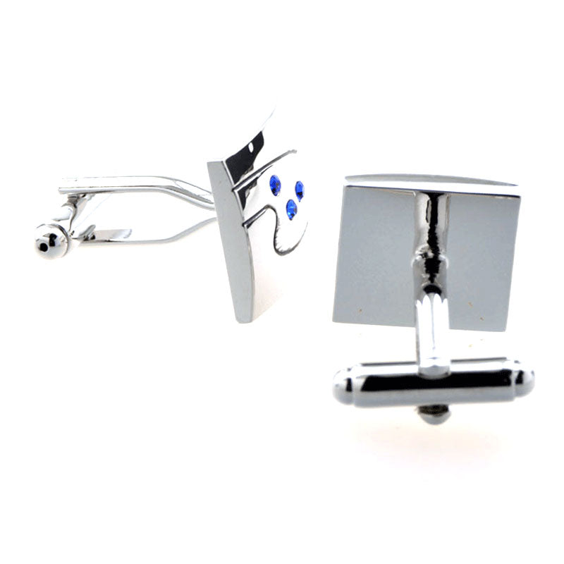 Crystal Zircon Cufflinks