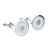 Crystal Zircon Cufflinks