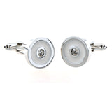 Crystal Zircon Cufflinks