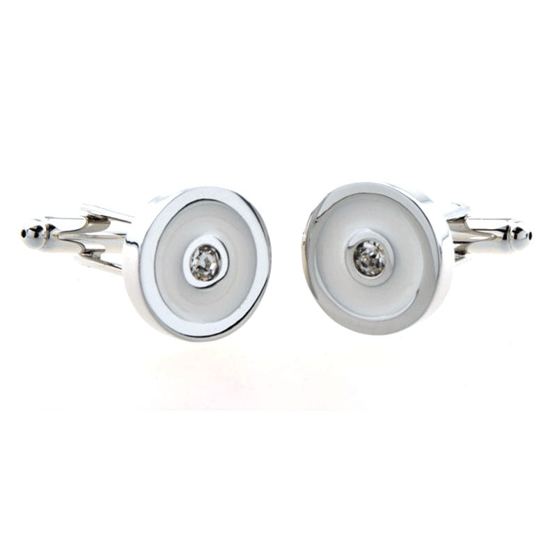 Crystal Zircon Cufflinks