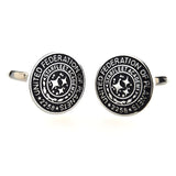 Enamel Dropping Glue Cufflinks